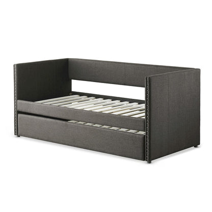 Homelegance  - Therese Daybed W/ Trundle in Gray - 4969GYx  view 7