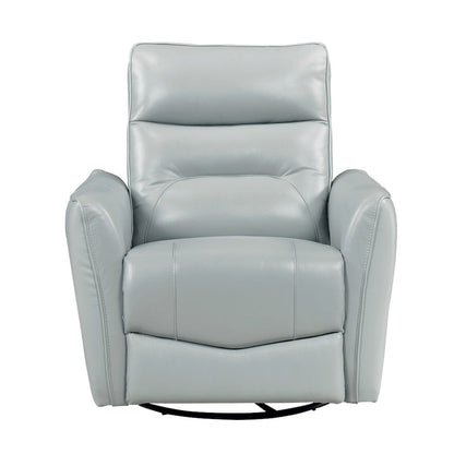Homelegance  - Thomas Swivel Glider Reclining Chair in Aqua - 9713AQA-1SW  view 1