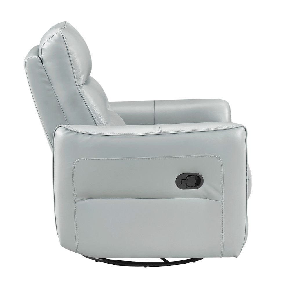 Homelegance  - Thomas Swivel Glider Reclining Chair in Aqua - 9713AQA-1SW  view 5