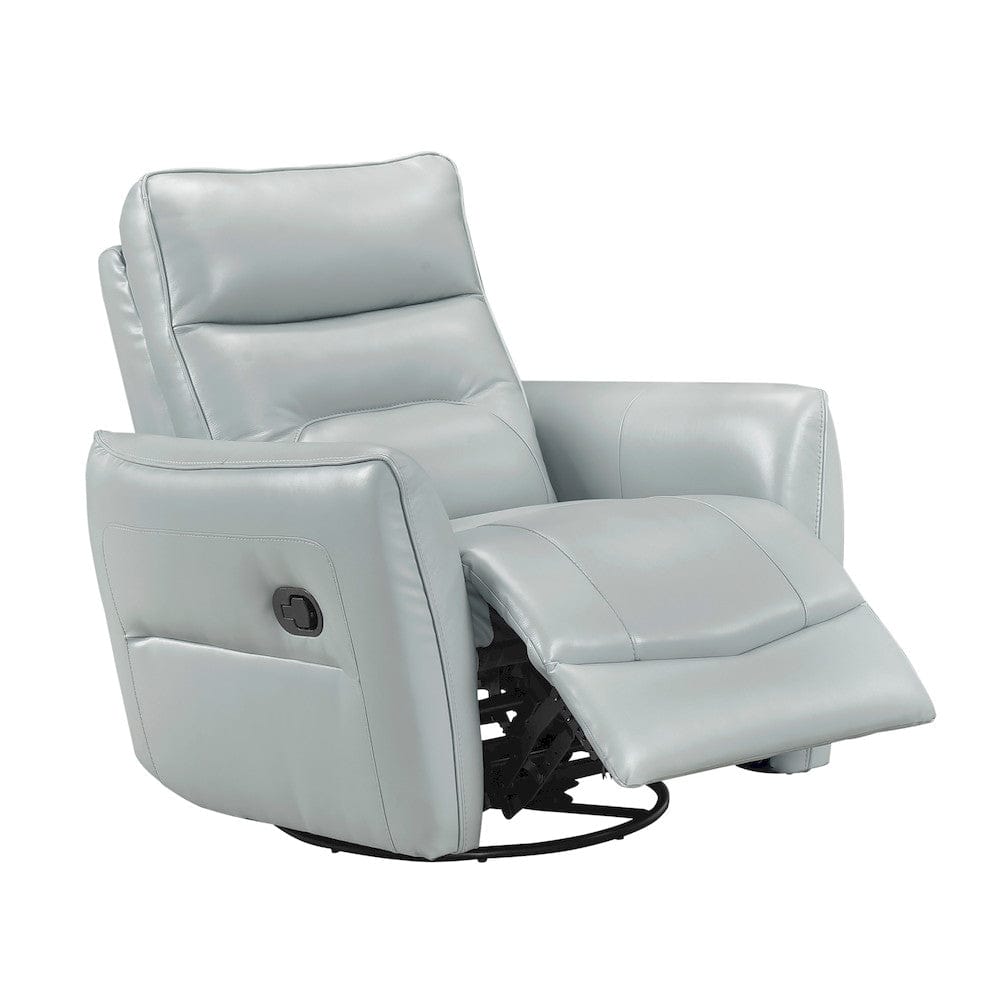 Homelegance  - Thomas Swivel Glider Reclining Chair in Aqua - 9713AQA-1SW  view 8