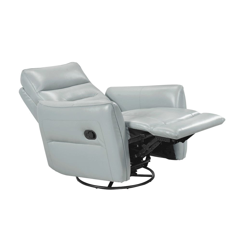 Homelegance  - Thomas Swivel Glider Reclining Chair in Aqua - 9713AQA-1SW  view 9
