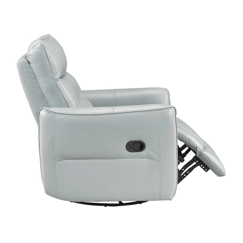 Homelegance  - Thomas Swivel Glider Reclining Chair in Aqua - 9713AQA-1SW  view 10