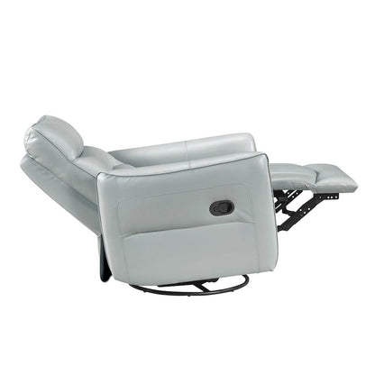 Homelegance  - Thomas Swivel Glider Reclining Chair in Aqua - 9713AQA-1SW  view 11