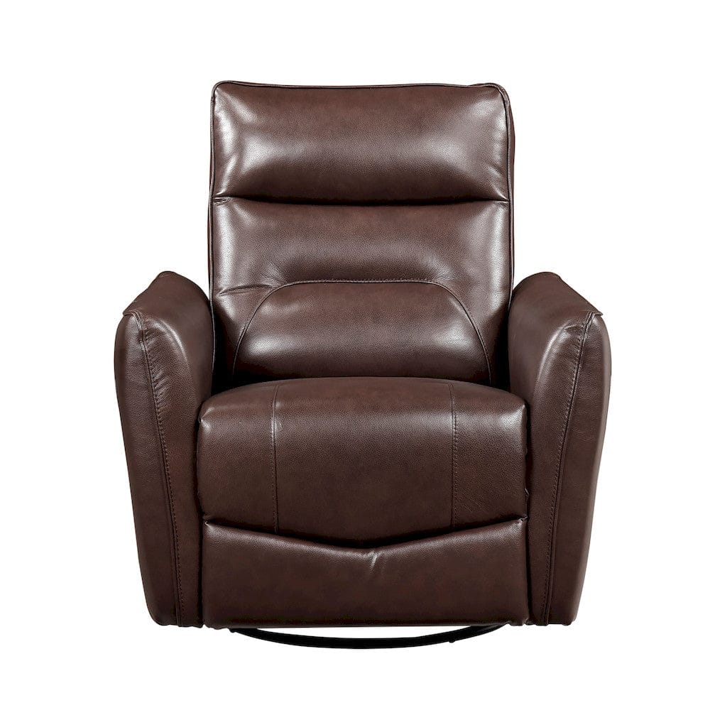Homelegance  - Thomas Swivel Glider Reclining Chair in Brown - 9713BRW-1SW  view 1