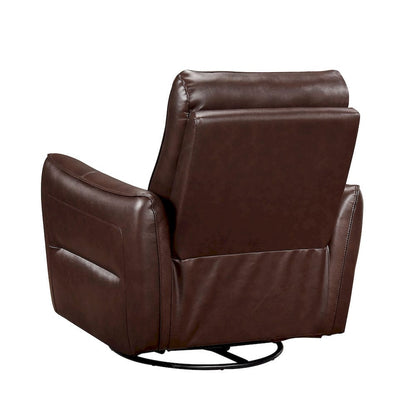 Homelegance  - Thomas Swivel Glider Reclining Chair in Brown - 9713BRW-1SW  view 3