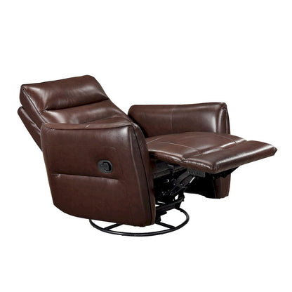 Homelegance  - Thomas Swivel Glider Reclining Chair in Brown - 9713BRW-1SW  view 8