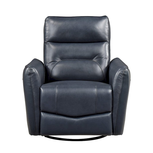 Homelegance  - Thomas Swivel Glider Reclining Chair in Dark blue - 9713DBU-1SW  view 1