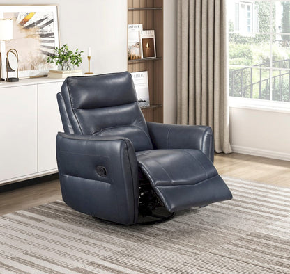 Homelegance  - Thomas Swivel Glider Reclining Chair in Dark blue - 9713DBU-1SW  view 5