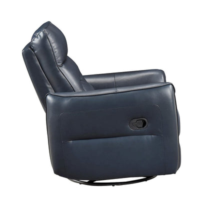 Homelegance  - Thomas Swivel Glider Reclining Chair in Dark blue - 9713DBU-1SW  view 8