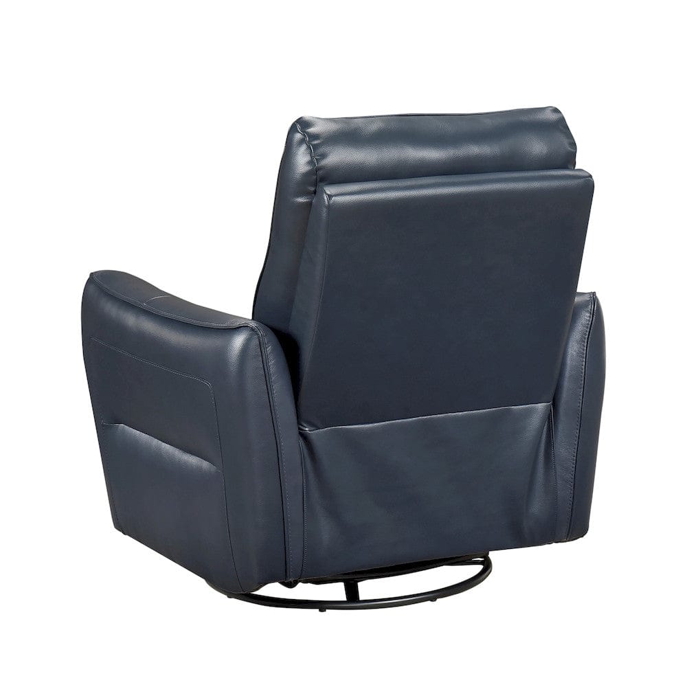 Homelegance  - Thomas Swivel Glider Reclining Chair in Dark blue - 9713DBU-1SW  view 9