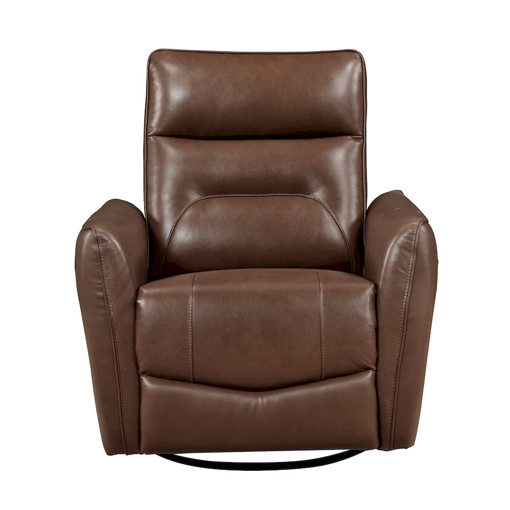 Homelegance  - Thomas Swivel Glider Reclining Chair in Toffee brown - 9713TBR-1SW  view 3