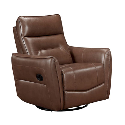 Homelegance  - Thomas Swivel Glider Reclining Chair in Toffee brown - 9713TBR-1SW  view 9