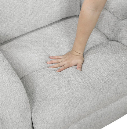Homelegance  - Thorne 3-Piece Reclining Sectional W/ Left Console in Light gray - 8406GYxSC  view 11