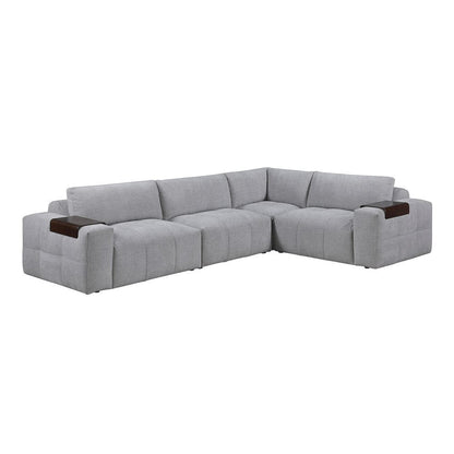 Homelegance  - Tidal 4-Piece Modular Sectional in Gray - 9155GYx41L1R  view 1