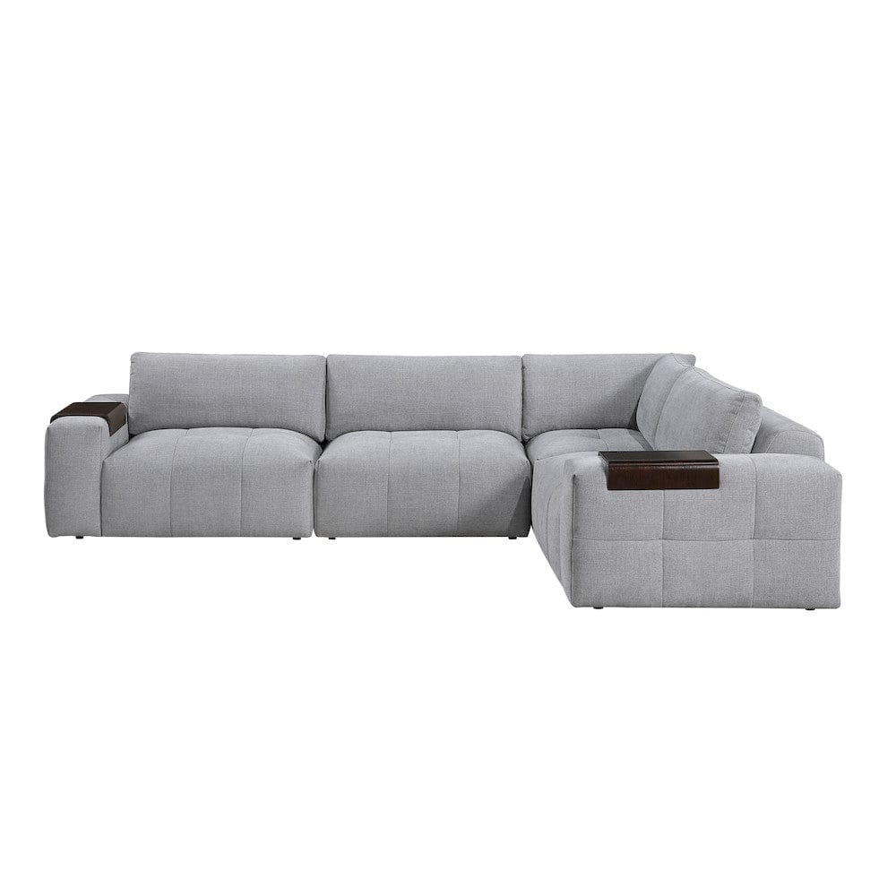 Homelegance  - Tidal 4-Piece Modular Sectional in Gray - 9155GYx41L1R  view 7