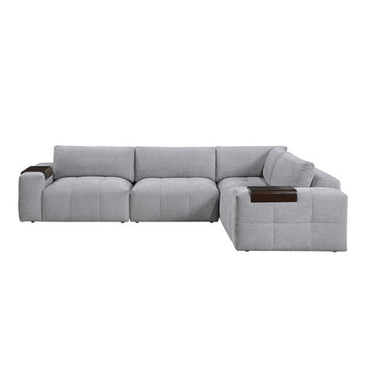 Homelegance  - Tidal 4-Piece Modular Sectional in Gray - 9155GYx41L1R  view 7