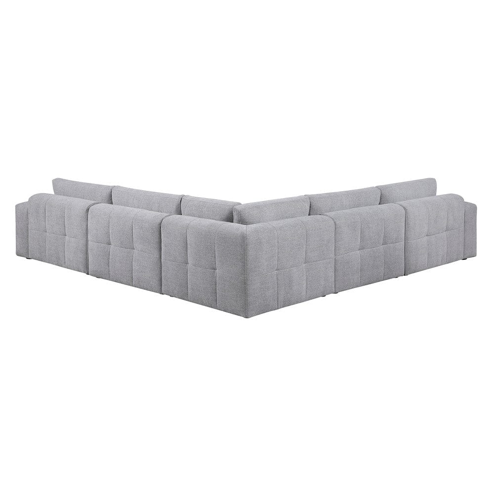 Homelegance  - Tidal 5-Piece Modular Sectional in Gray - 9155GYx51L1R  view 8