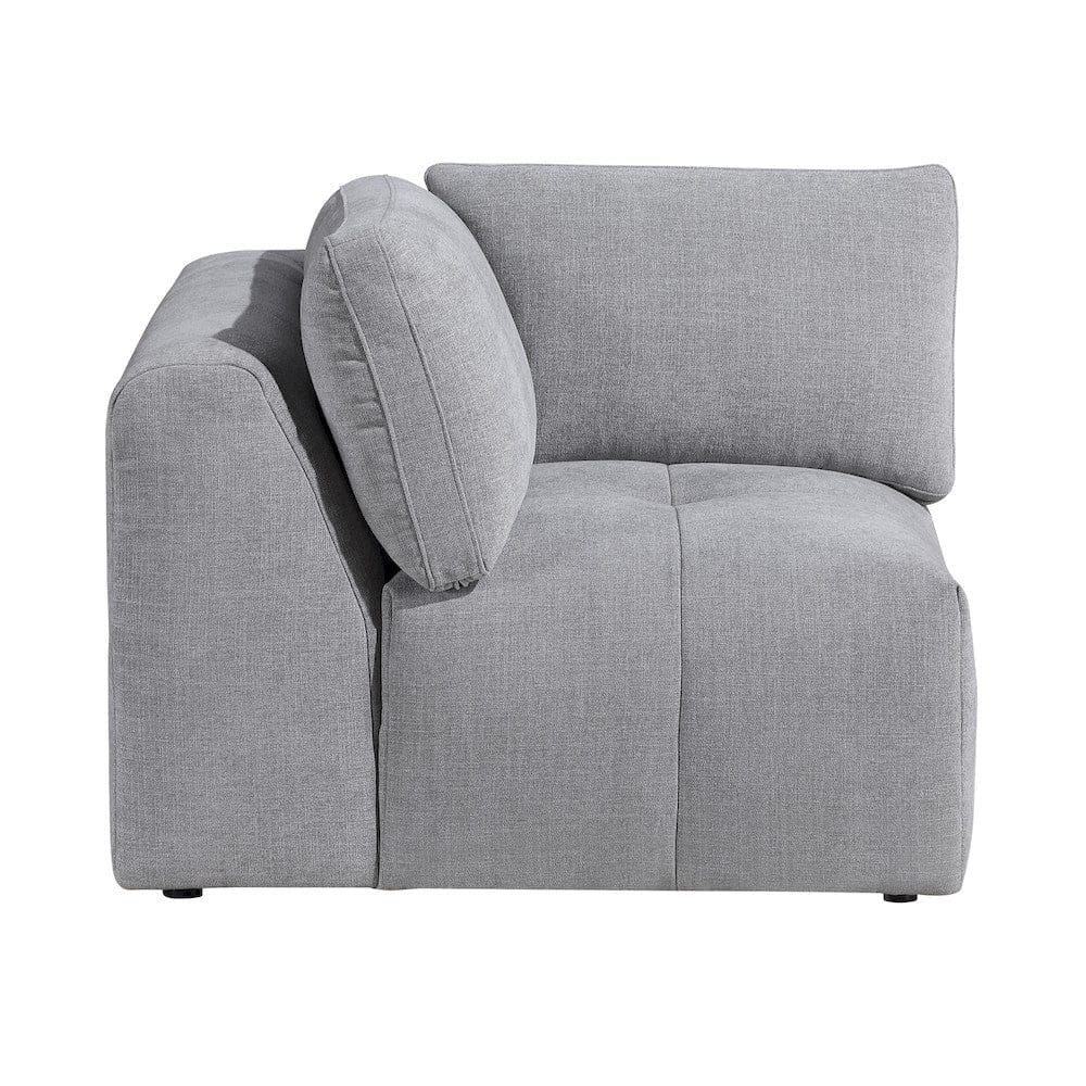 Homelegance  - Tidal Corner Seat in Gray - 9155GY-CR  view 2