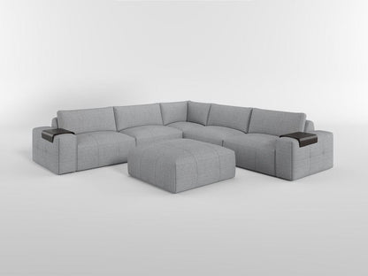 Homelegance  - Tidal Love Seat in Gray - 9155GY-2x  view 8