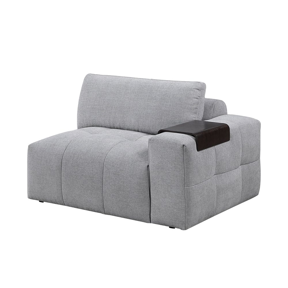 Homelegance  - Tidal Right Side Chair W/ one Arm in Gray - 9155GY-1R  view 1