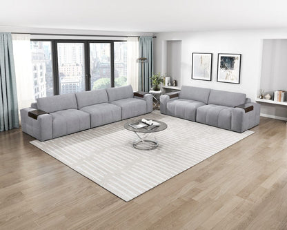Homelegance  - Tidal Sofa in Gray - 9155GY-3x  view 6