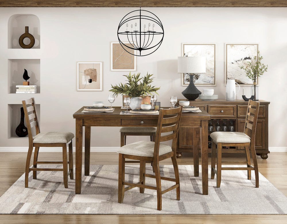 Homelegance  - Tigard Counter Height Chair in Beige - 5761-24  view 4