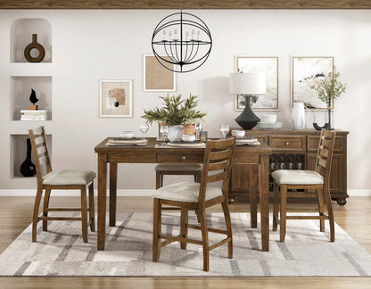 Homelegance  - Tigard Counter Height Chair in Beige - 5761-24  view 4