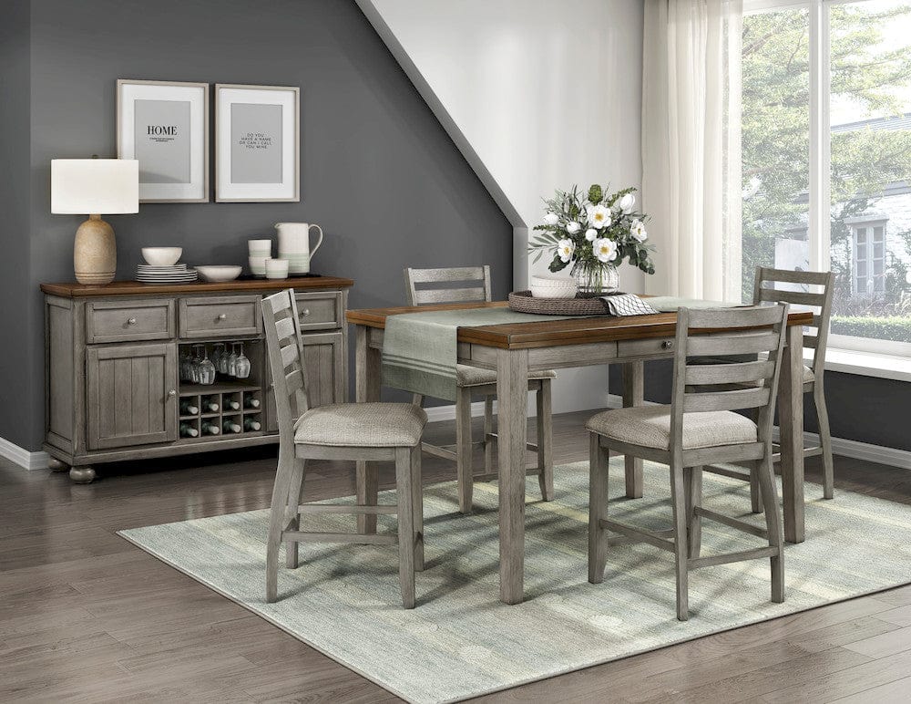 Homelegance  - Tigard Counter Height Table - 5761GY-36  view 6