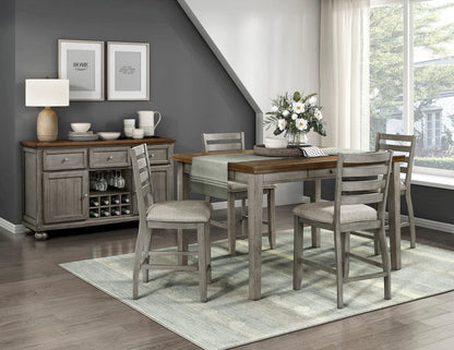 Homelegance  - Tigard Counter Height Table - 5761GY-36  view 6