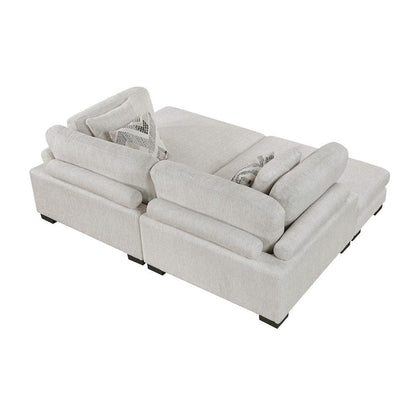 Homelegance  - Tinley 2-Piece Chaises in Beige - 9555BEGx2VC  view 3