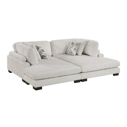 Homelegance  - Tinley 2-Piece Chaises in Beige - 9555BEGx2VC  view 6