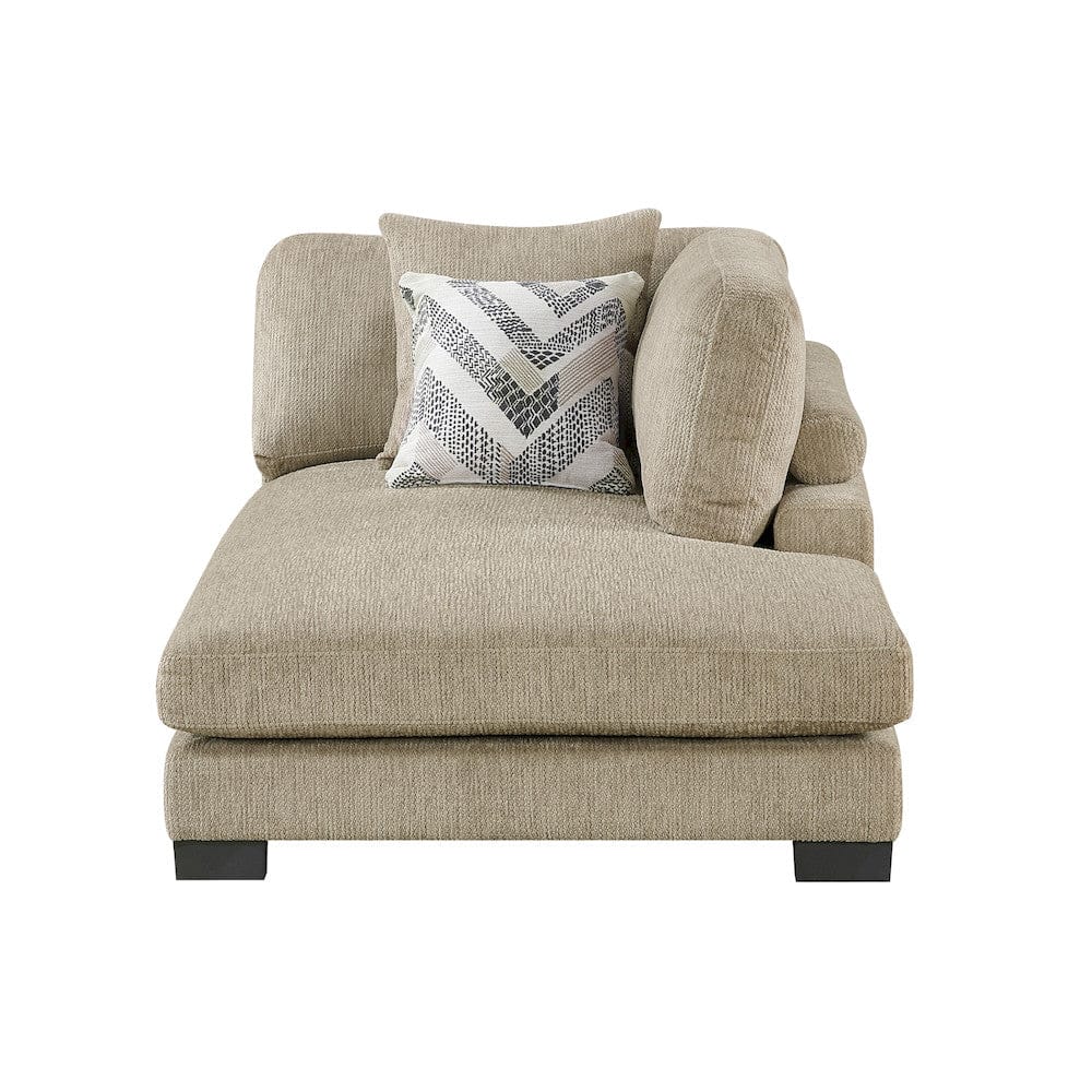 Homelegance  - Tinley 2-Piece Chaises in Brown - 9555BRWx2VC  view 4