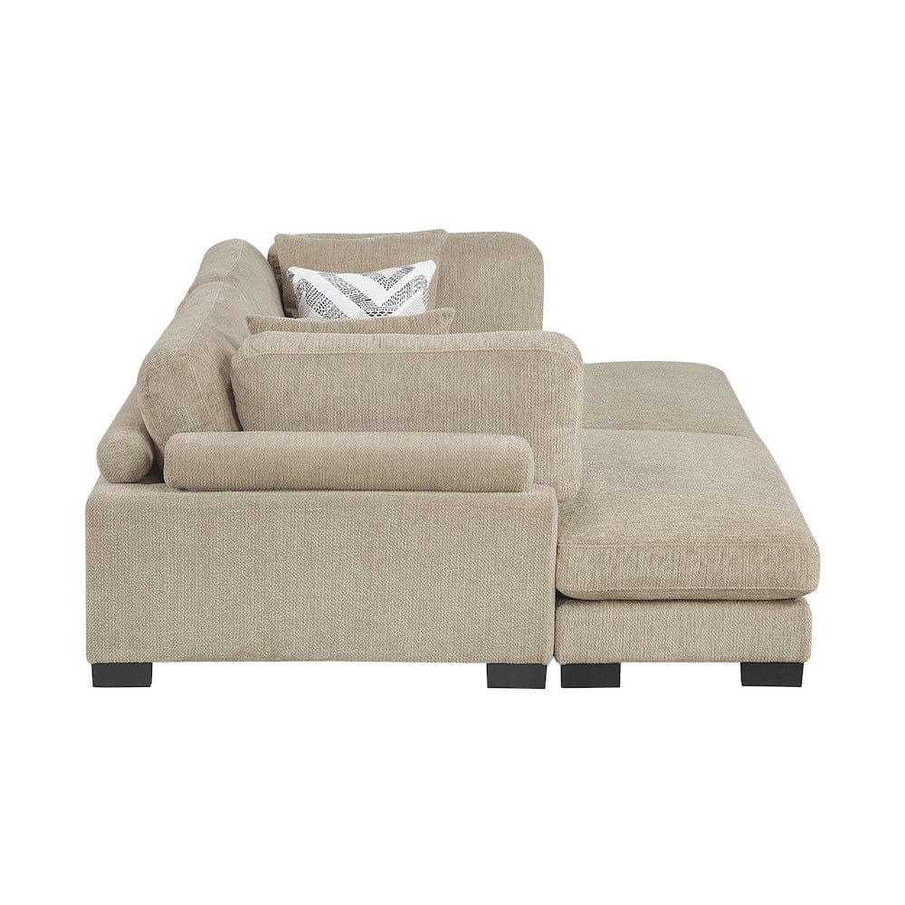 Homelegance  - Tinley 2-Piece Chaises in Brown - 9555BRWx2VC  view 7