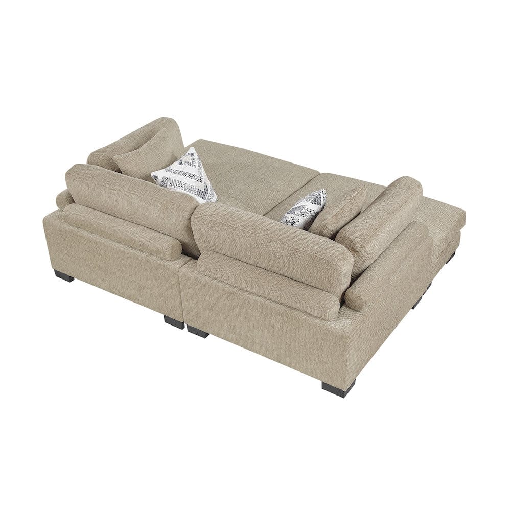 Homelegance  - Tinley 2-Piece Chaises in Brown - 9555BRWx2VC  view 8