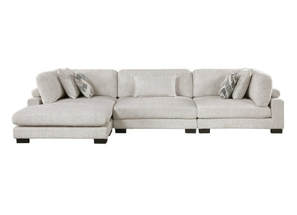 Homelegance  - Tinley 3-Piece Modular Sectional W/ Chaise in Beige - 9555BEGx3CRACVC  view 1