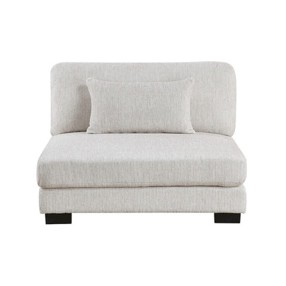 Homelegance  - Tinley 4-Piece Modular Sectional in Beige - 9555BEGx43CRAC  view 5