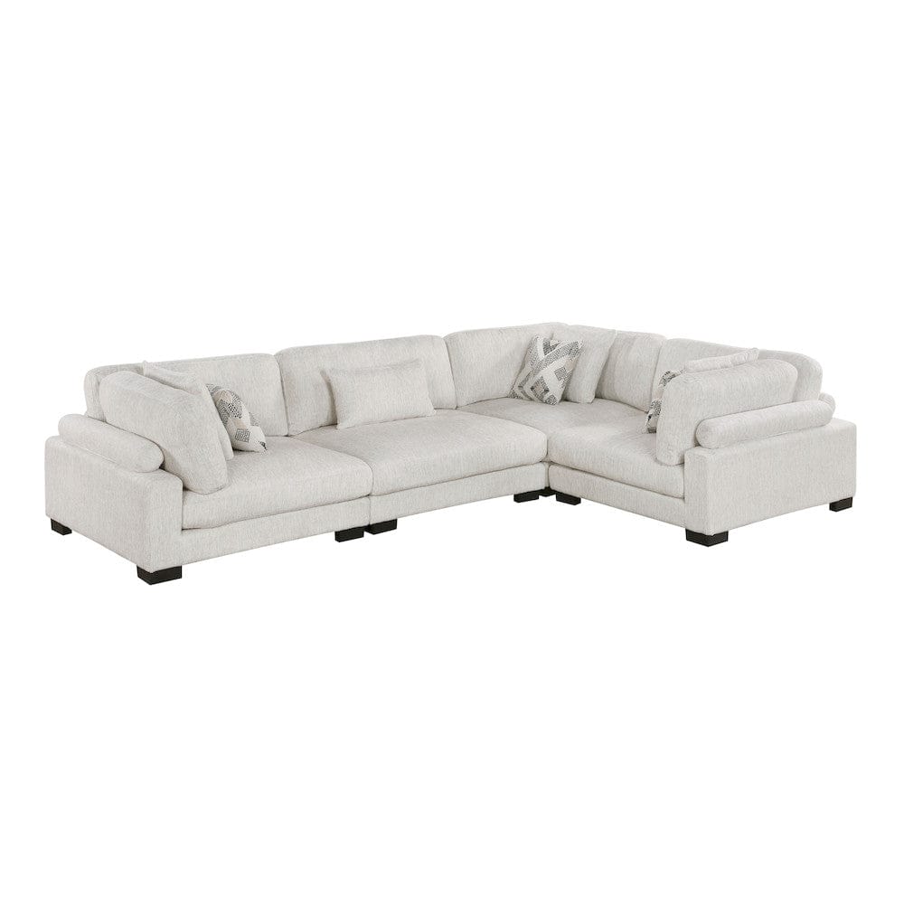 Homelegance  - Tinley 4-Piece Modular Sectional in Beige - 9555BEGx43CRAC  view 10
