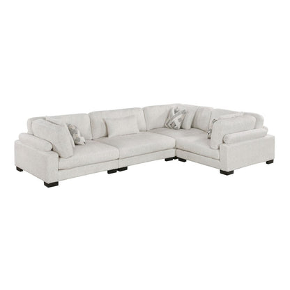 Homelegance  - Tinley 4-Piece Modular Sectional in Beige - 9555BEGx43CRAC  view 10