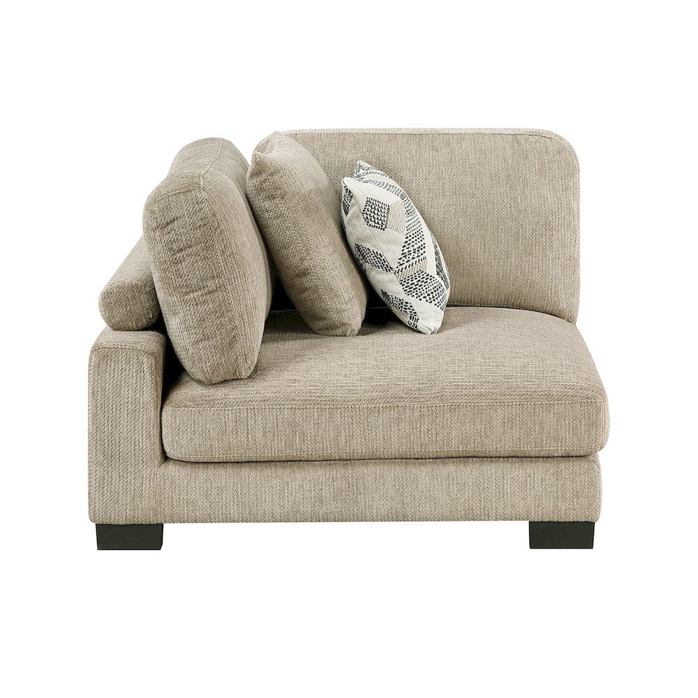 Homelegance  - Tinley 4-Piece Modular Sectional in Brown - 9555BRWx43CRAC  view 12
