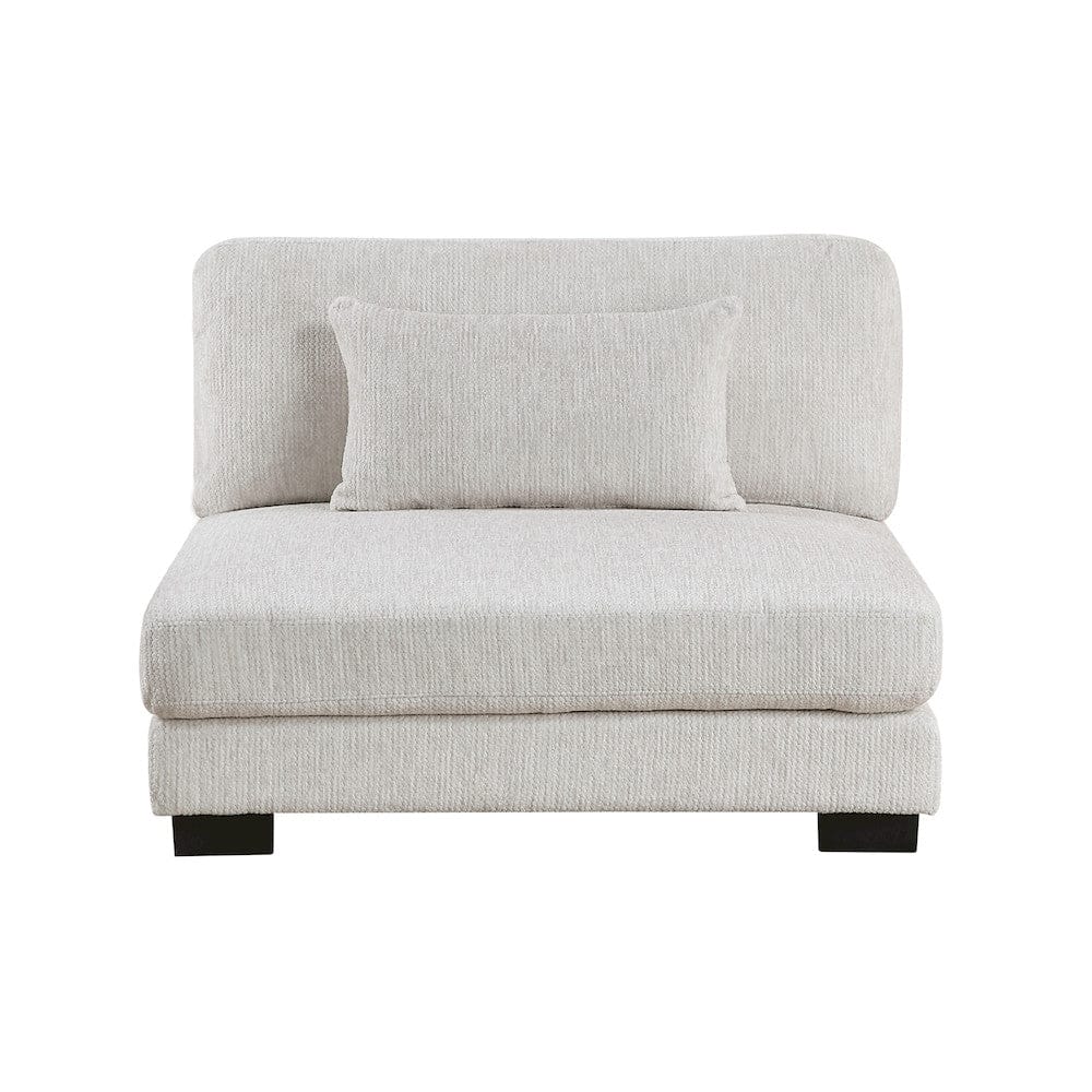 Homelegance  - Tinley 4-Piece Modular Sectional W/ Chaise in Beige - 9555BEGx42AC2VC  view 4