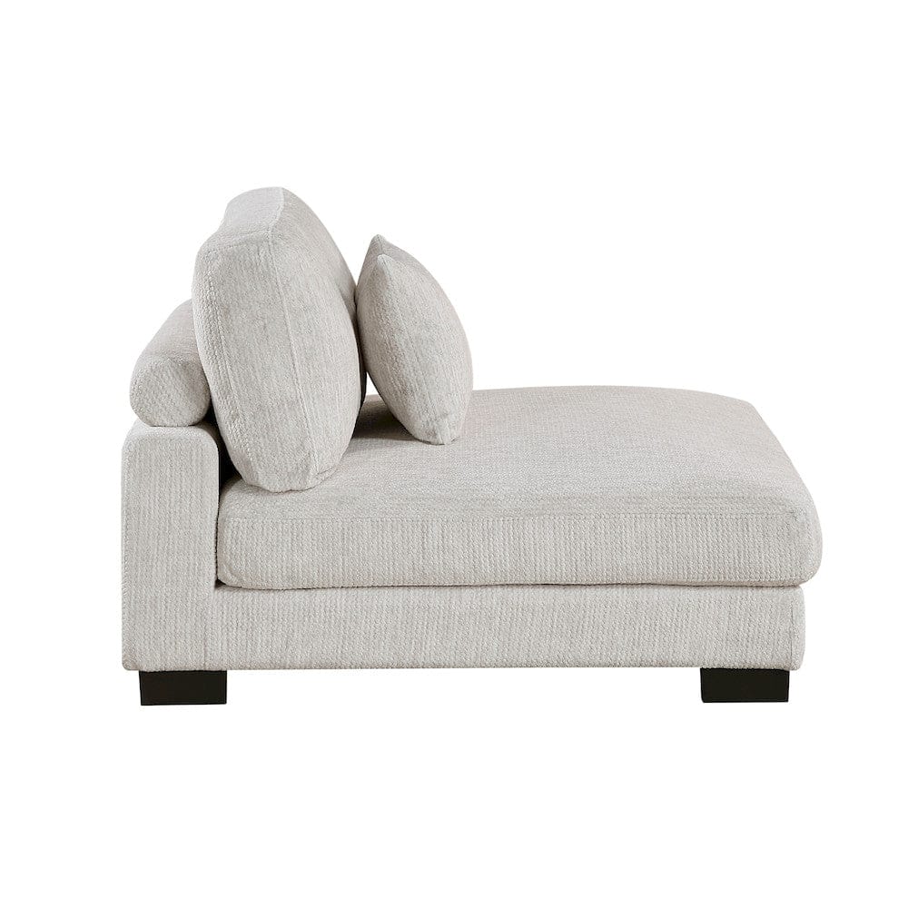 Homelegance  - Tinley 4-Piece Modular Sectional W/ Chaise in Beige - 9555BEGx42AC2VC  view 6