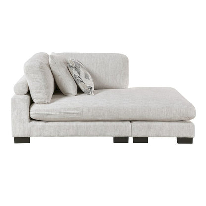 Homelegance  - Tinley 4-Piece Modular Sectional W/ Chaise in Beige - 9555BEGx42AC2VC  view 12