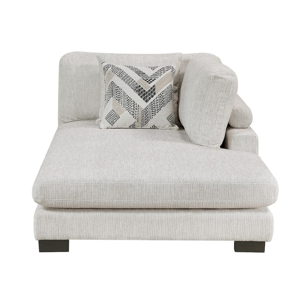 Homelegance  - Tinley 4-Piece Modular Sectional W/ Chaise in Beige - 9555BEGx4CR2ACVC  view 10