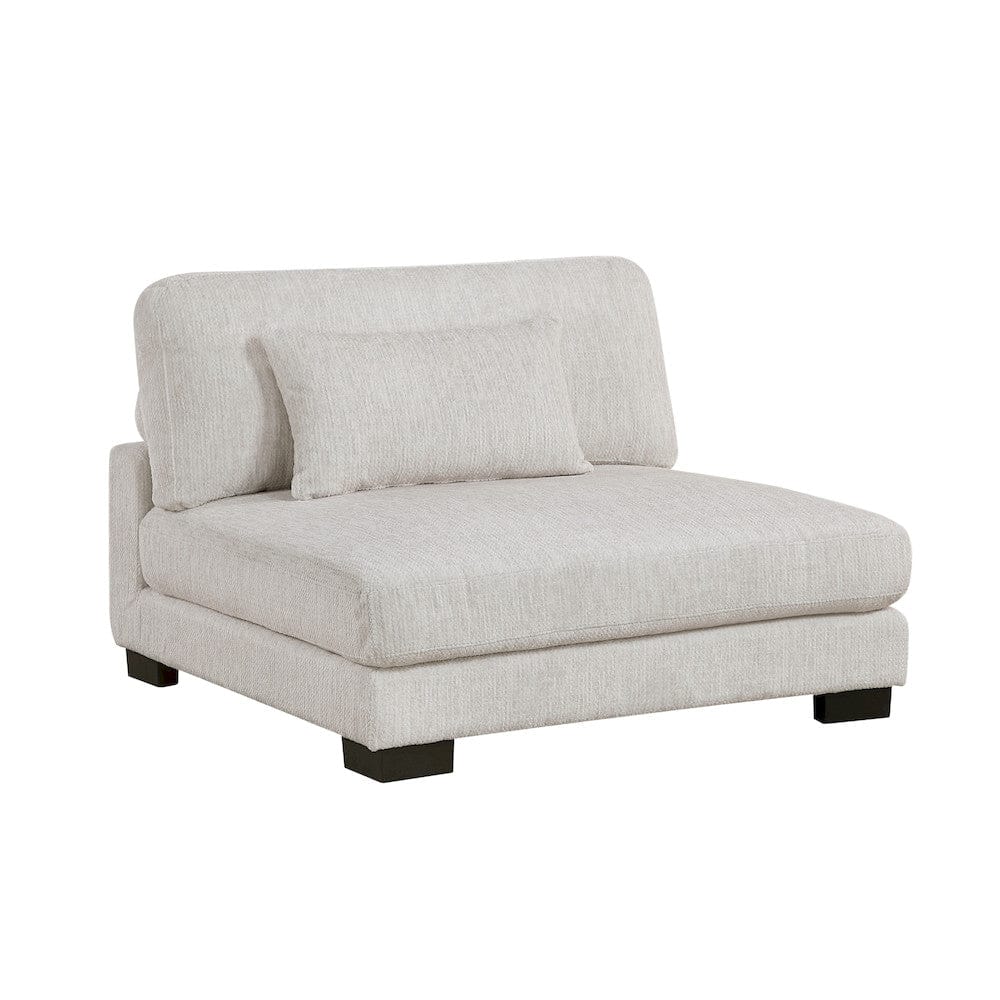 Homelegance  - Tinley 4-Piece Modular Sectional W/ Ottoman in Beige - 9555BEGx42CRACOT  view 2
