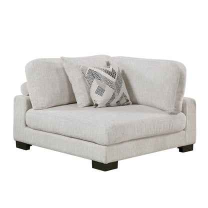Homelegance  - Tinley 5-Piece Modular Sectional in Beige - 9555BEGx53CR2AC  view 4