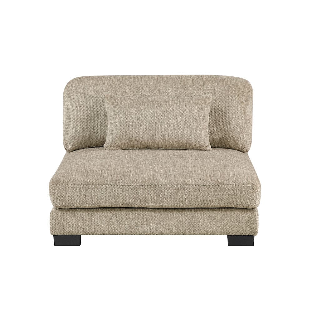 Homelegance  - Tinley 5-Piece Modular Sectional in Brown - 9555BRWx53CR2AC  view 3