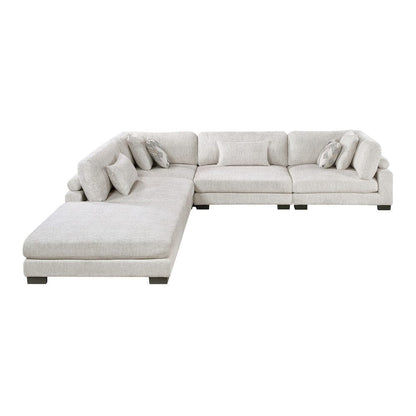 Homelegance  - Tinley 5-Piece Modular Sectional W/ Ottoman in Beige - 9555BEGx52CR2ACOT  view 10