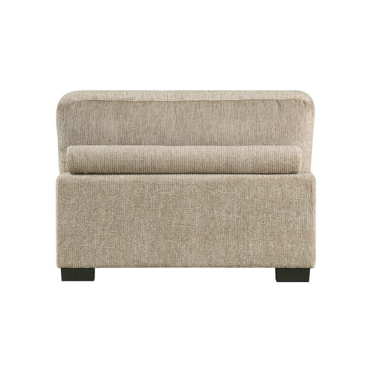 Homelegance  - Tinley 5-Piece Modular Sectional W/ Ottoman in Brown - 9555BRWx52CR2ACOT  view 2