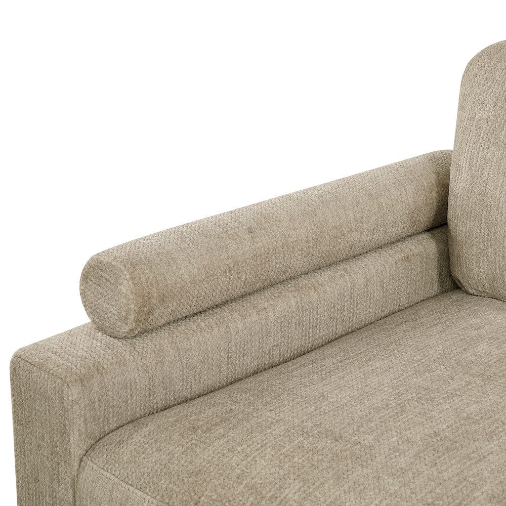 Homelegance  - Tinley 5-Piece Modular Sectional W/ Ottoman in Brown - 9555BRWx53CRACOT  view 3