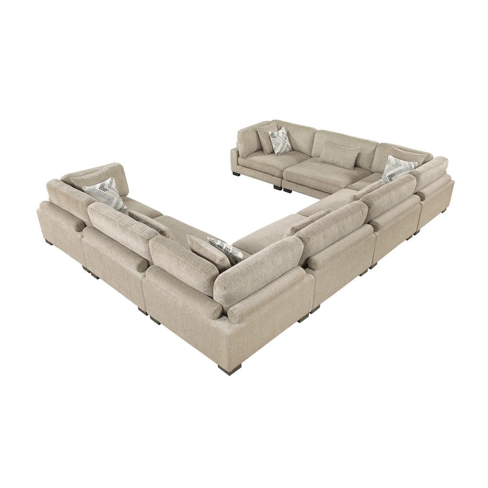 Homelegance  - Tinley 8-Piece Modular Sectional in Brown - 9555BRWx84CR4AC  view 8